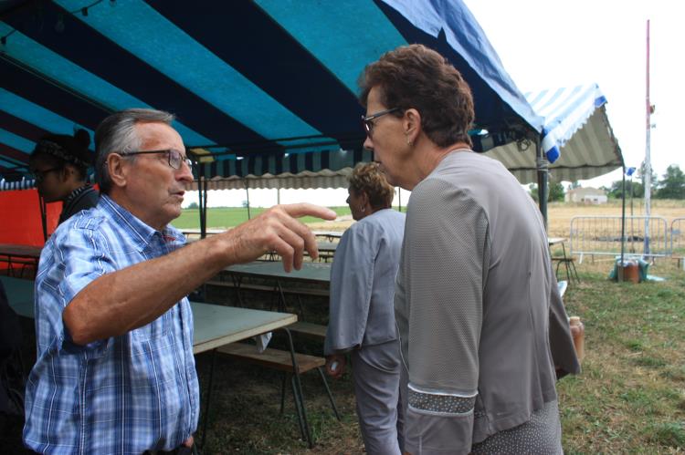 Inauguration des travaux d'Escayre (50)