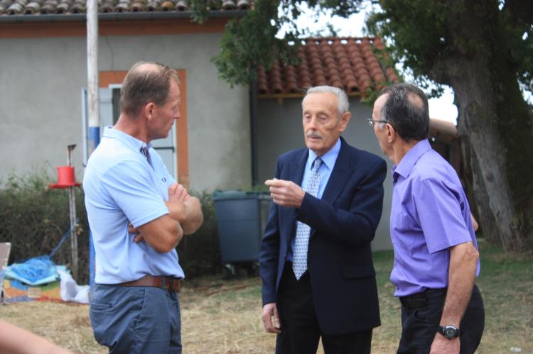 Inauguration des travaux d'Escayre (61)